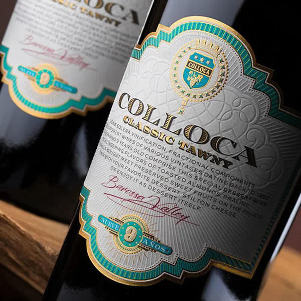 Custom Textured Paper Wine Labels