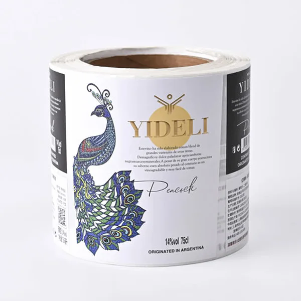 Custom Frosted Wine Labels