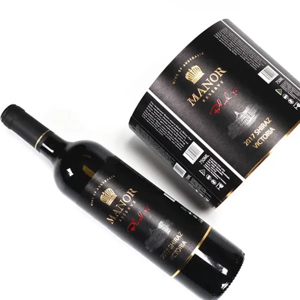 Custom Spot Raised UV Wine Labels