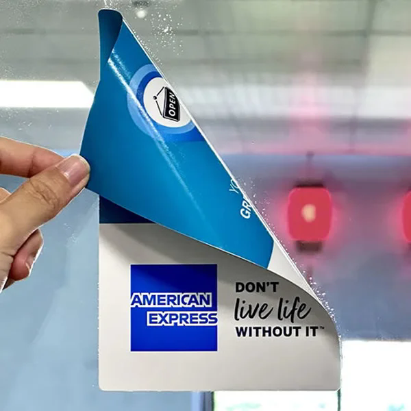 Custom Static Cling Window Stickers
