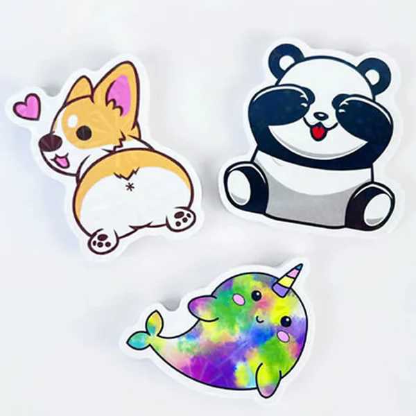 Custom Screen Print Stickers